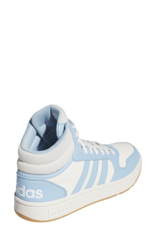 Adidas Originals Adidas Hoop 3.0 Mid Classic Sneaker In Cloud White/white/gum