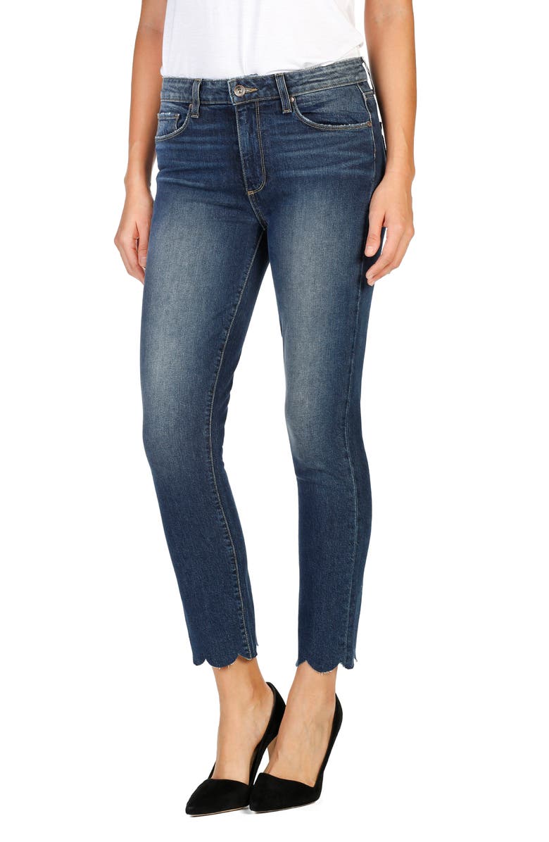 PAIGE Jacqueline High Waist Ankle Straight Leg Jeans (Florence) | Nordstrom