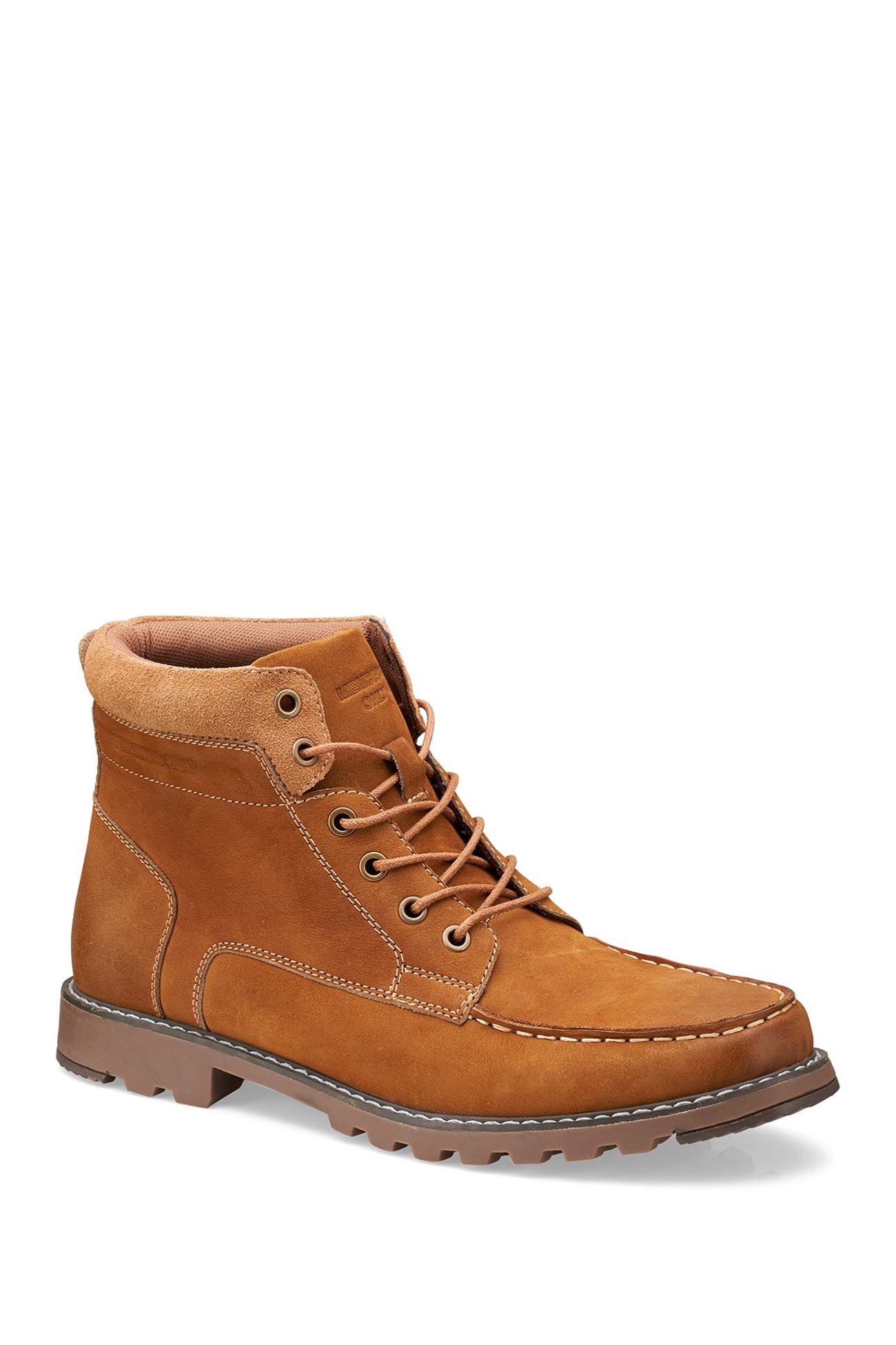 Members Only | Moc-Toe Leather Lug Sole Boot | Nordstrom Rack