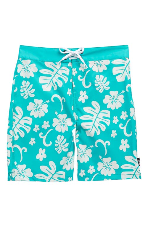 Vans Kids' The Daily Tropical Board Shorts In Waterfall