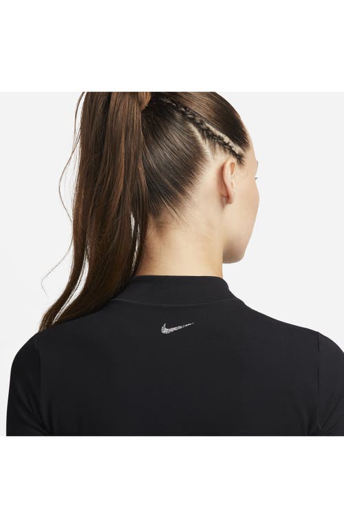 Shop Nike Yoga Dri-fit Luxe Fitted Jacket In Black/multi Color