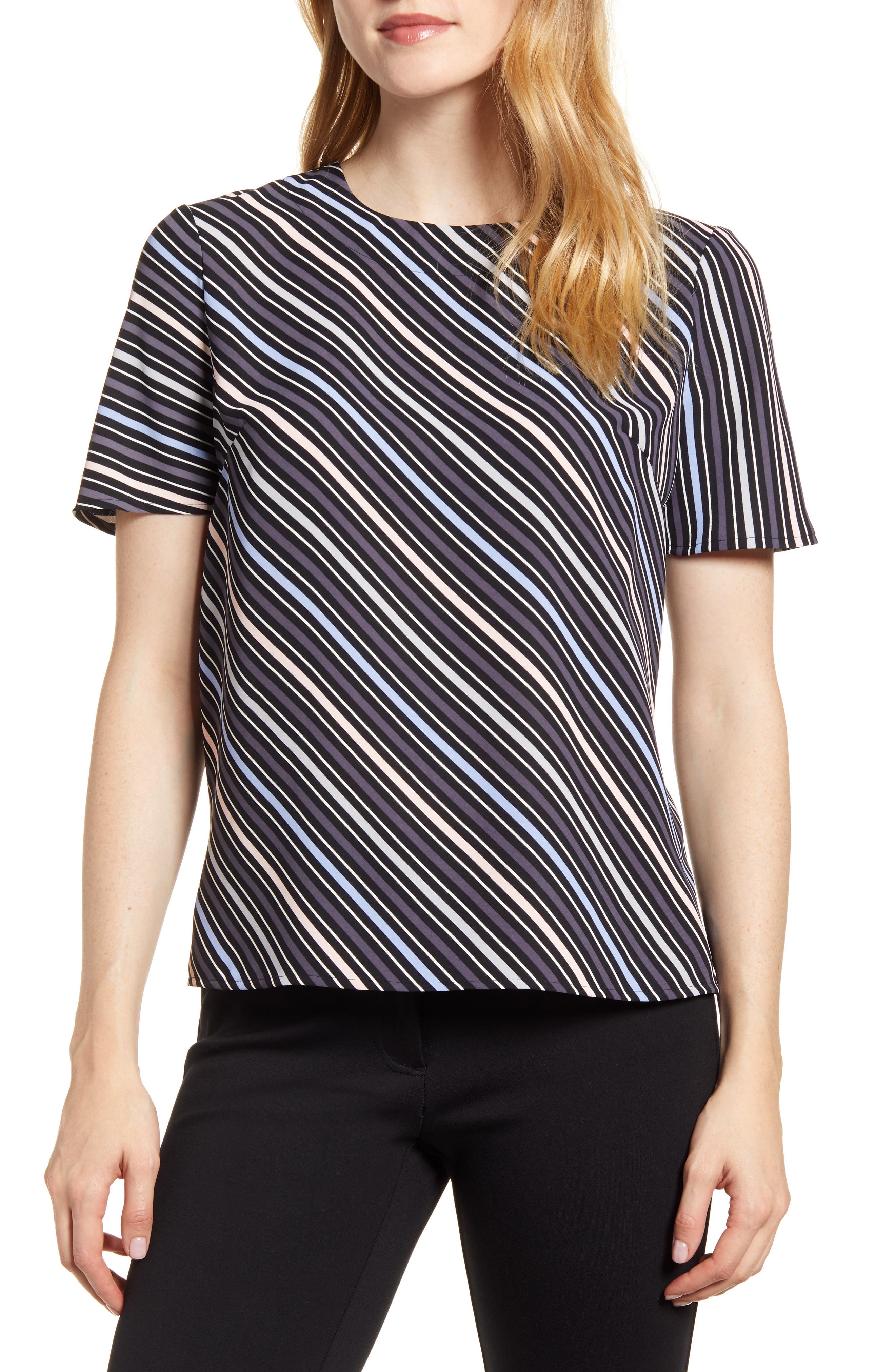 anne klein short sleeve tops