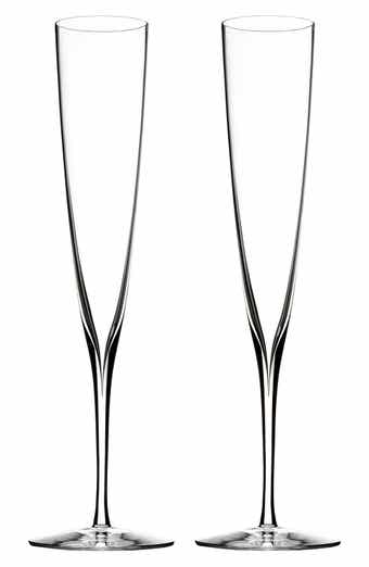 WATERFORD Crystal CHAMPAGNE FLUTES Adare Pattern Set of 2 -  Canada