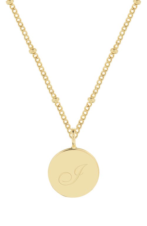 Brook and York Lizzie Initial Pendant Necklace in Gold I