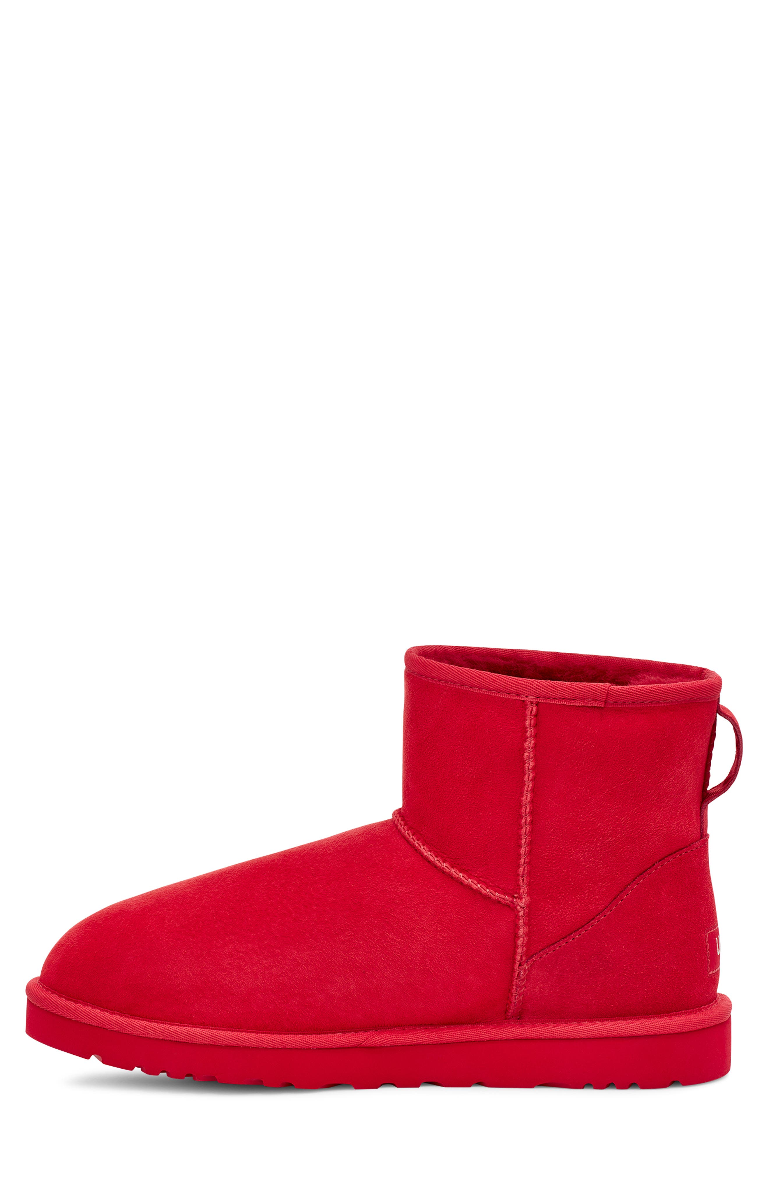 red mini uggs