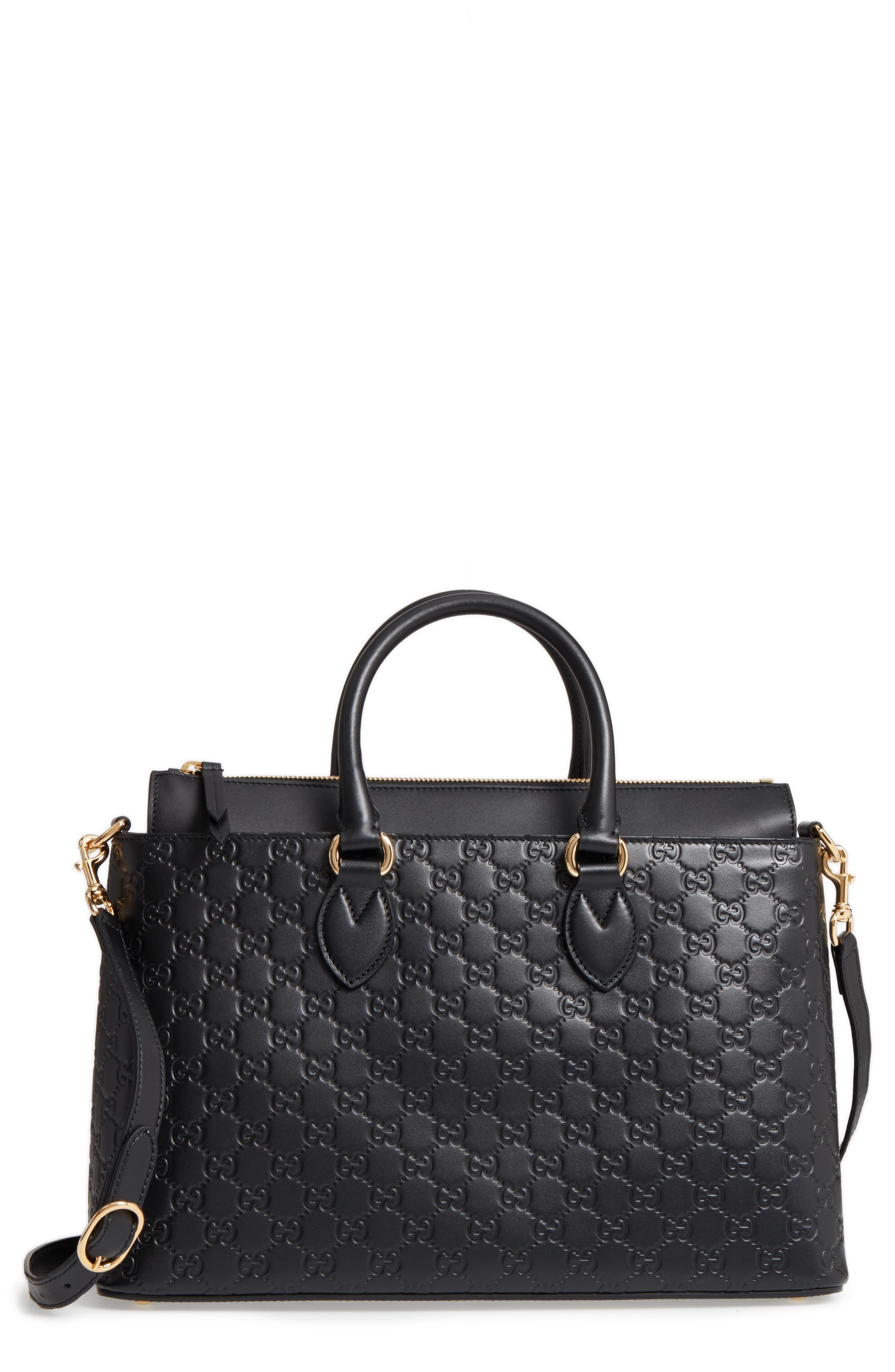 gucci medium top handle bag