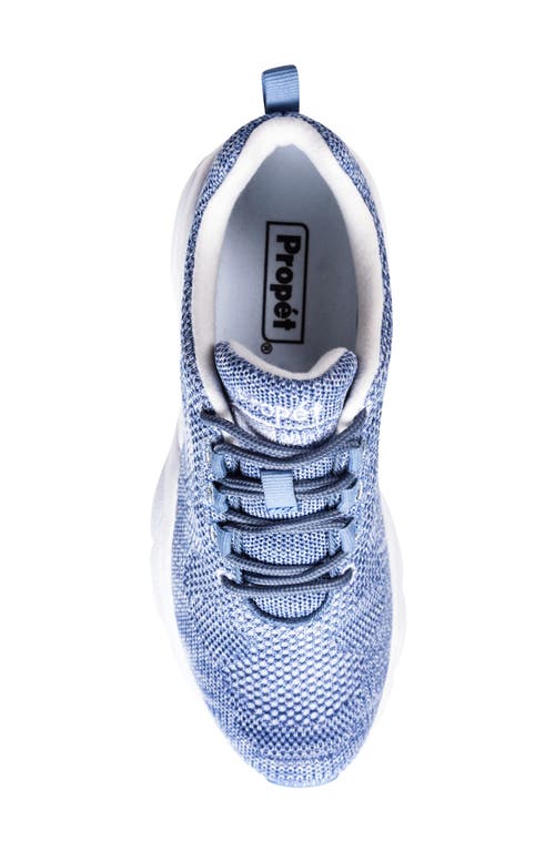 Propét Propet Stability Fly Sneaker In Denim/white Fabric