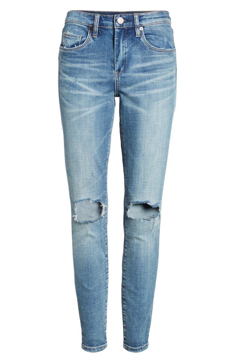 BLANKNYC Ripped Skinny Jeans, Alternate, color, 
