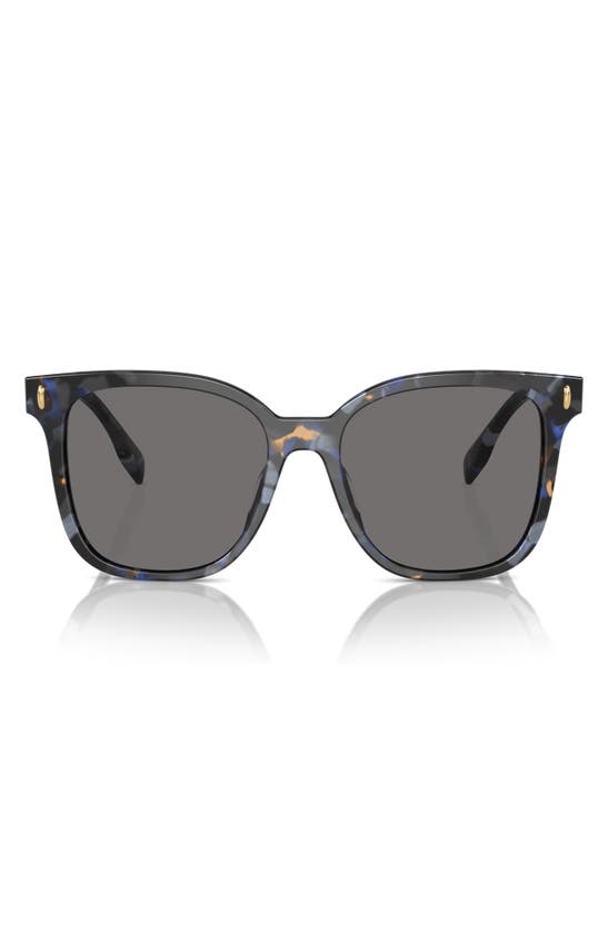 Tory Burch Woman Sunglass Ty7203u In Dark Grey/ Blue Tort