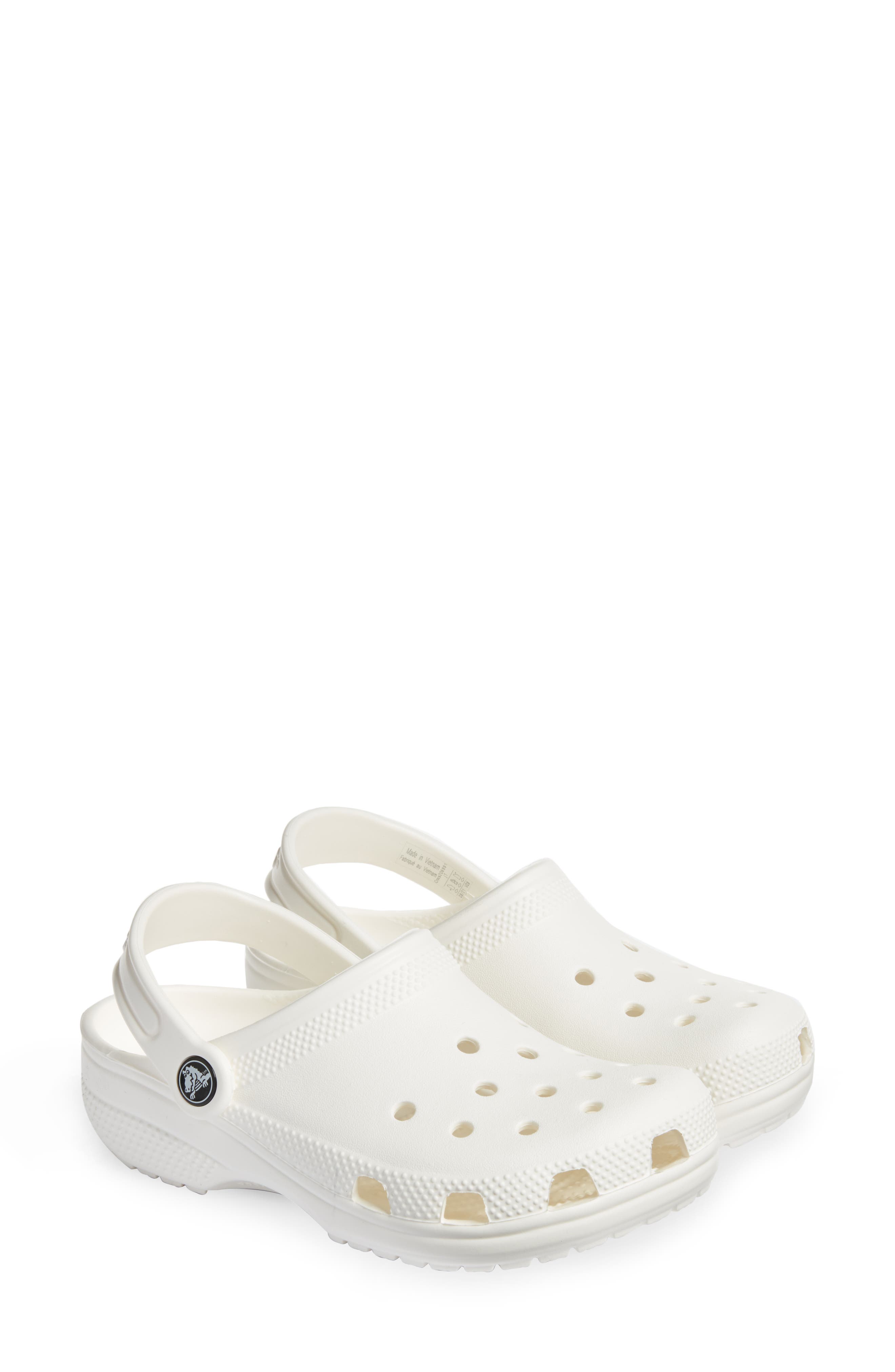 white crocs womens 5