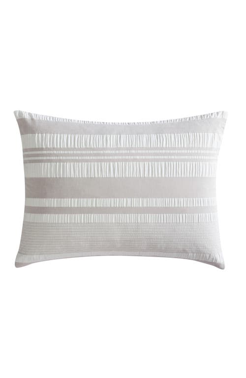 Tahari Black Label Ella 3-piece Comforter Set In White/taupe