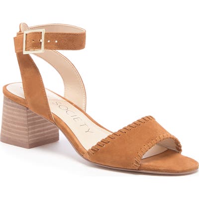 Sole Society Sylie Ankle Strap Sandal- Orange