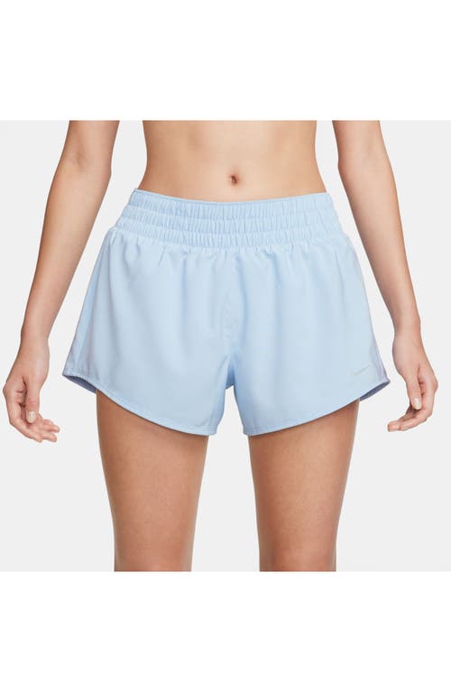 Shop Nike Dri-fit One Shorts In Lt Armory Blue/reflective