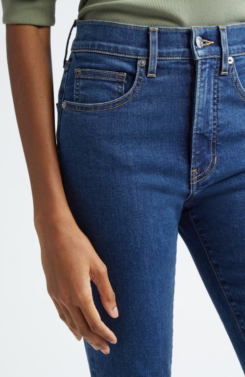 Shop Veronica Beard Beverly High Waist Stretch Flare Jeans In Bright Blue