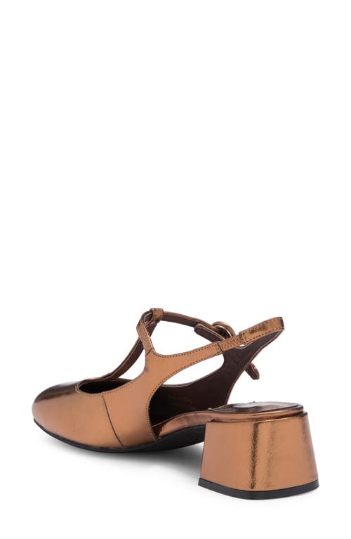 Jeffrey Campbell Wandz T-strap Pump In Bronze