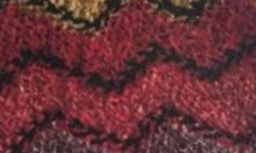 Marcus Adler Chevron Jersey Touchscreen Gloves In Berry