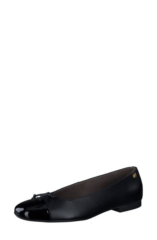 Shop Paul Green Violet Ballet Flat In Black Combo