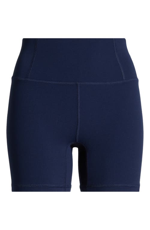 Shop Fp Movement By Free People Free People Fp Movement Never Better Bike Shorts In Midnight Navy