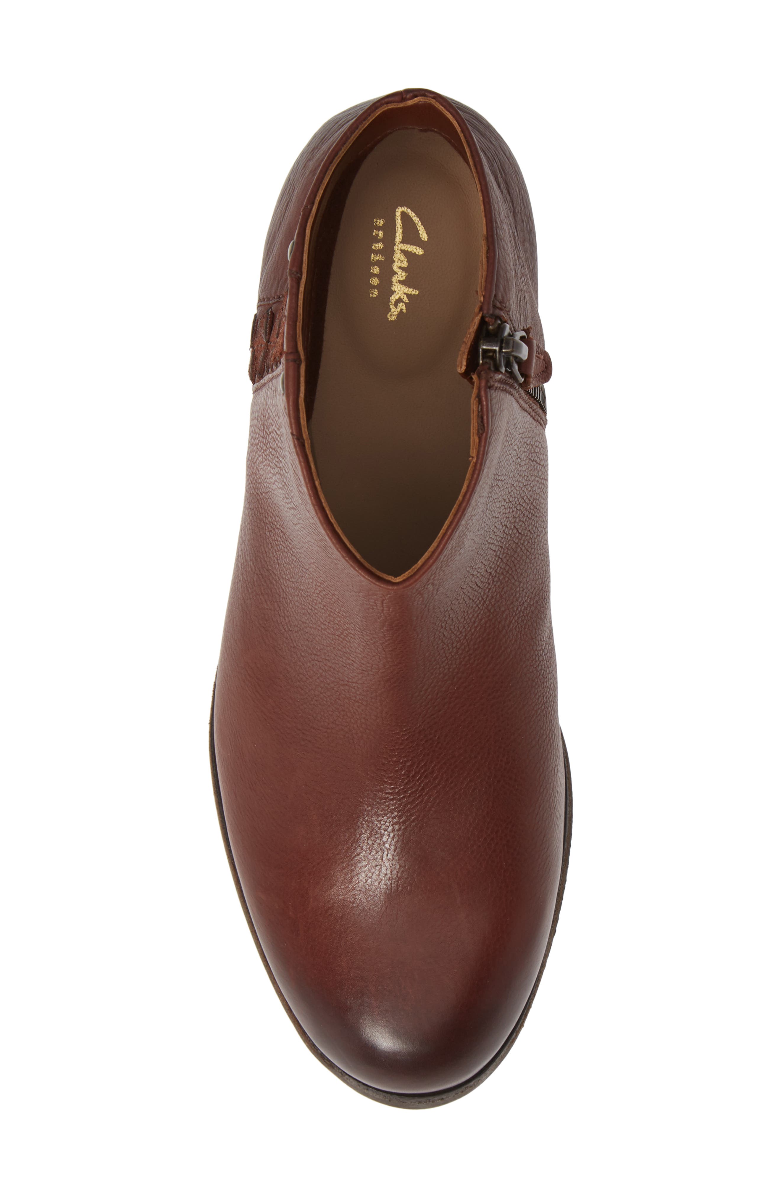 clarks maypearl fawn bootie