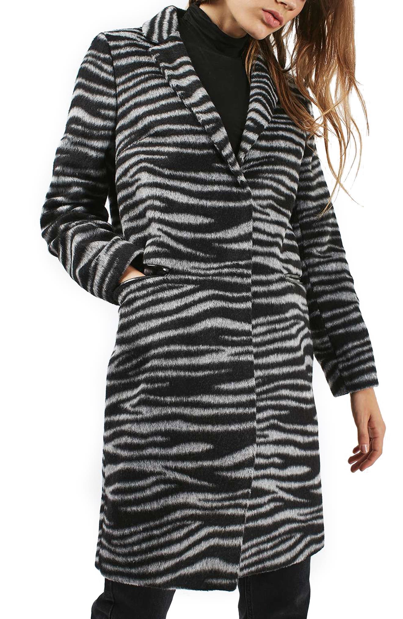 Zebra Print Coat Nordstrom