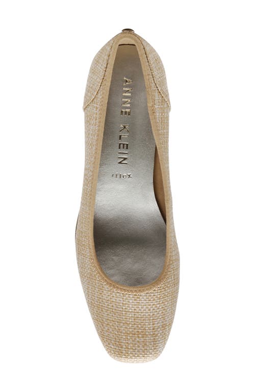 Shop Anne Klein Wisher Pump In Raffia