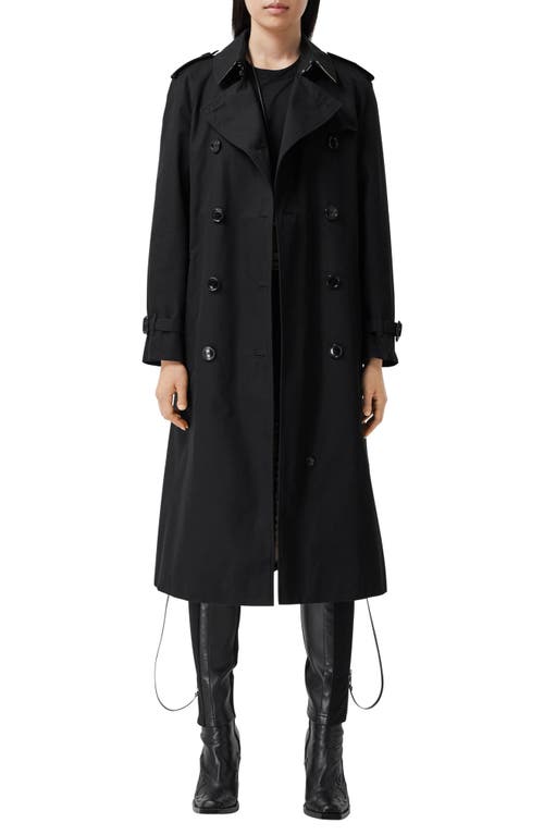 burberry Waterloo Heritage Trench Coat in Black at Nordstrom, Size 2