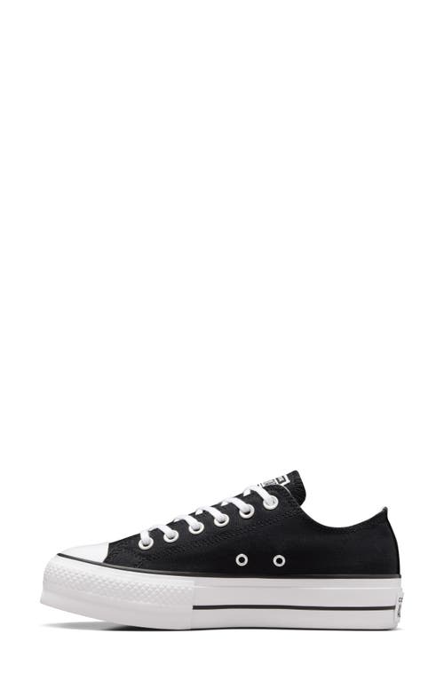 Shop Converse Chuck Taylor® All Star® Lift Low Top Sneaker In Black/black/white