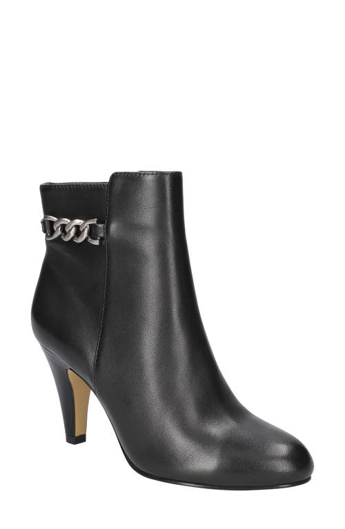 Bella Vita Agnes Bootie in Black Leather 