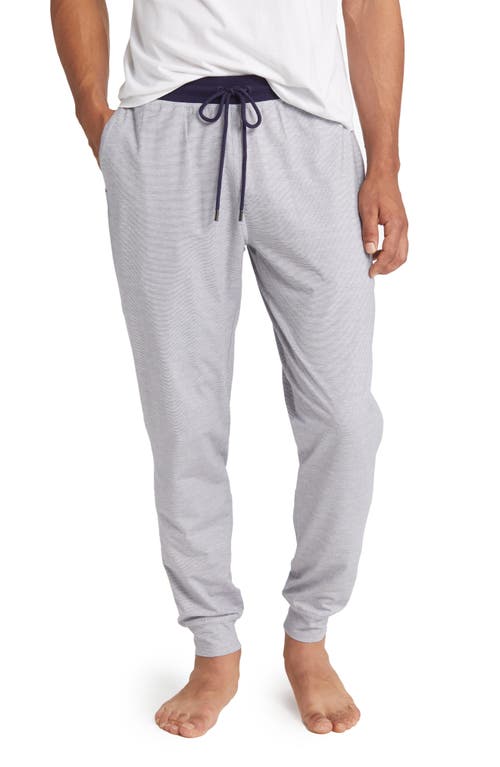 Daniel Buchler Knit Jogger Pajama Pants in Blue