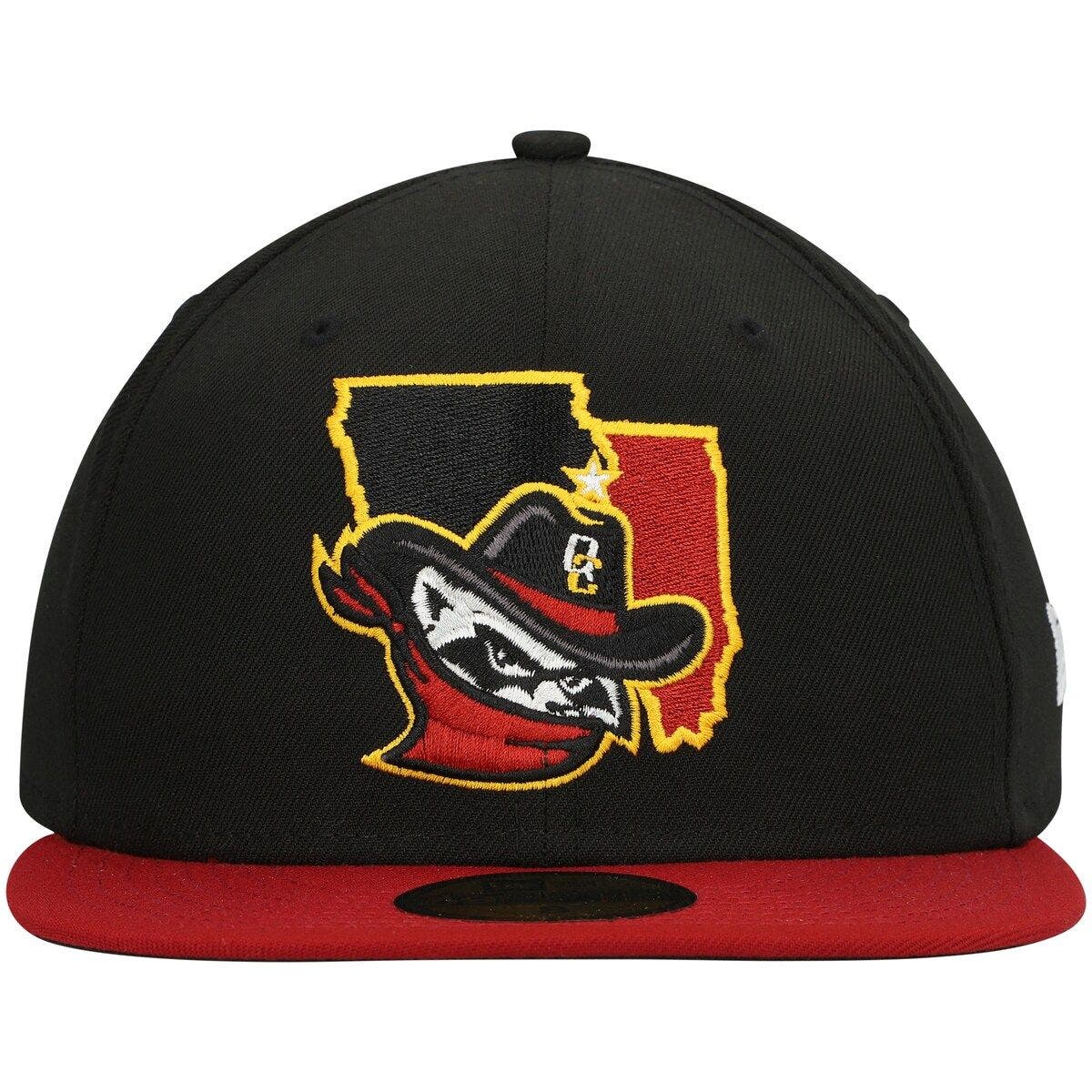 New Era Men's New Era Black Quad Cities River Bandits Authentic