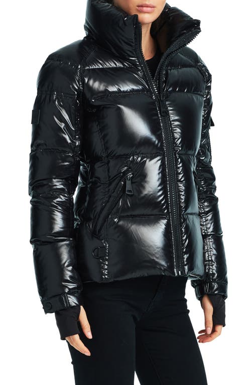 Shop Sam . Freestyle Water Resistant Down Puffer Coat In Jet