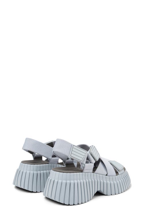 Shop Camper Bcn Sandal In Light Pastel Grey/grey