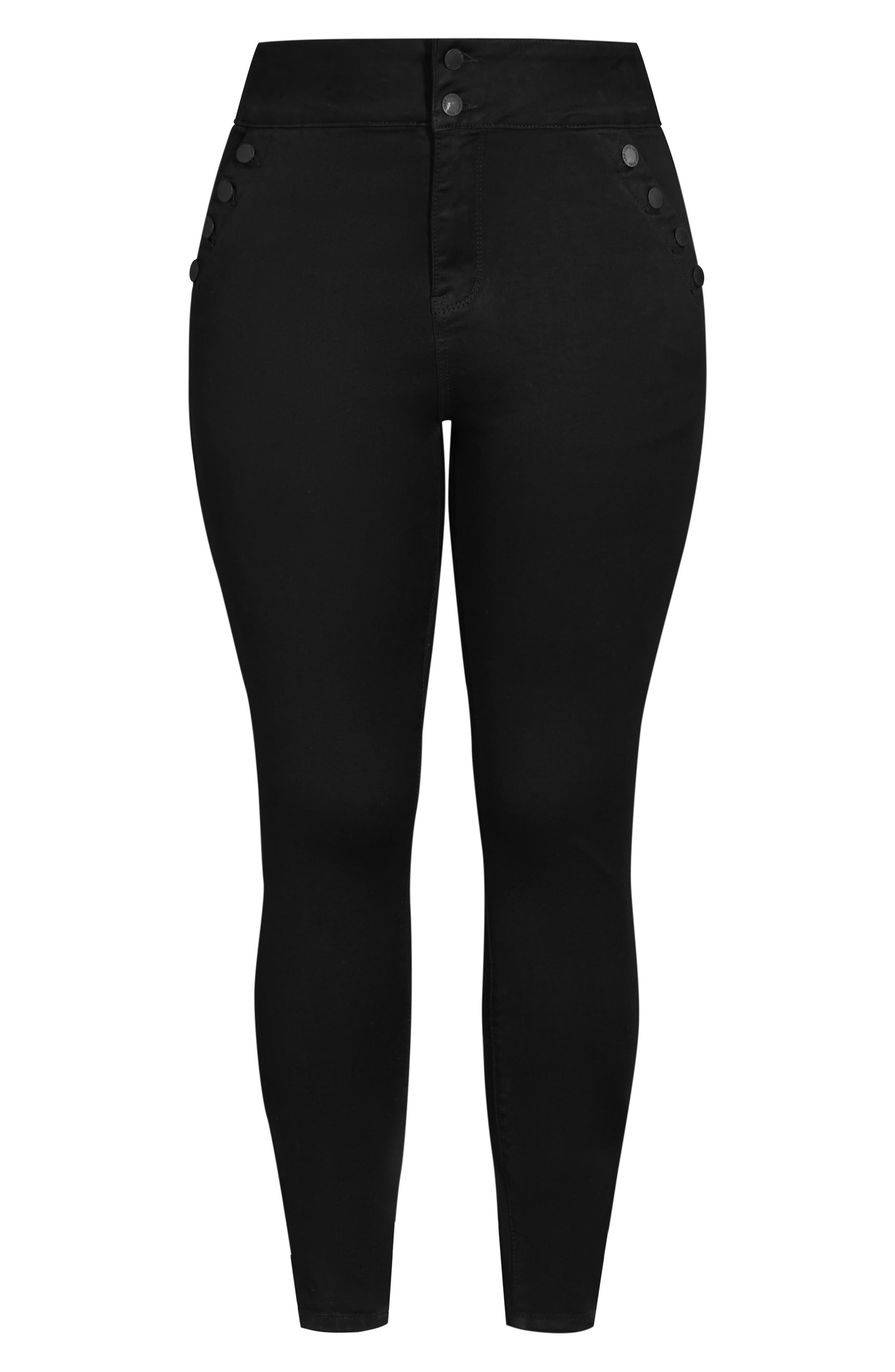 City Chic Harley Buttoned Up High Waist 
