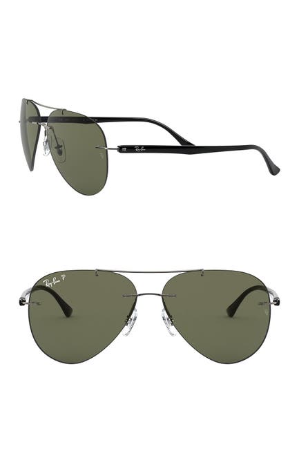 Ray Ban 59mm Polarized Aviator Sunglasses Nordstrom Rack