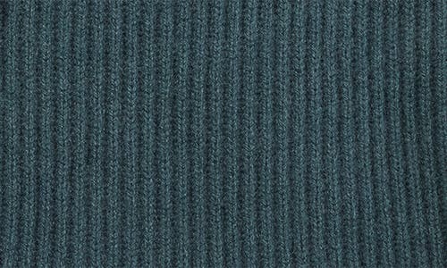 Amicale Cashmere Rib Knit Hood In Spruce