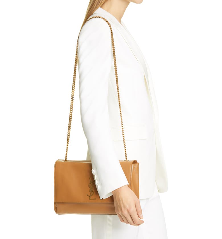 Saint Laurent Medium Kate Suede Reversible Shoulder Bag | Nordstrom
