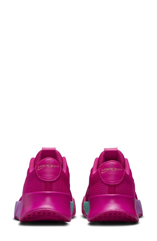 Nike Court Vapor Lite 2 Hard Court Tennis Shoe In Fire Berry/pink/bronze