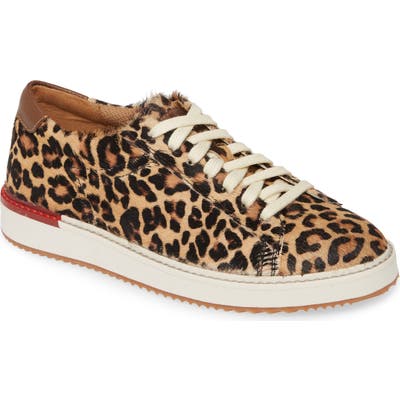 Hush Puppies Sabine Genuine Calf Hair Sneaker, Beige