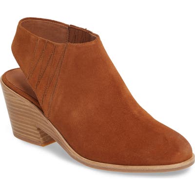 Gentle Souls Signature Harlie Open Heel Bootie- Brown
