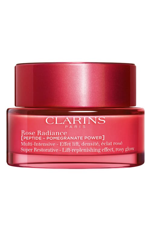 Clarins Super Restorative Rose Radiance Peptide Anti Aging Face Moisturizer In No Color