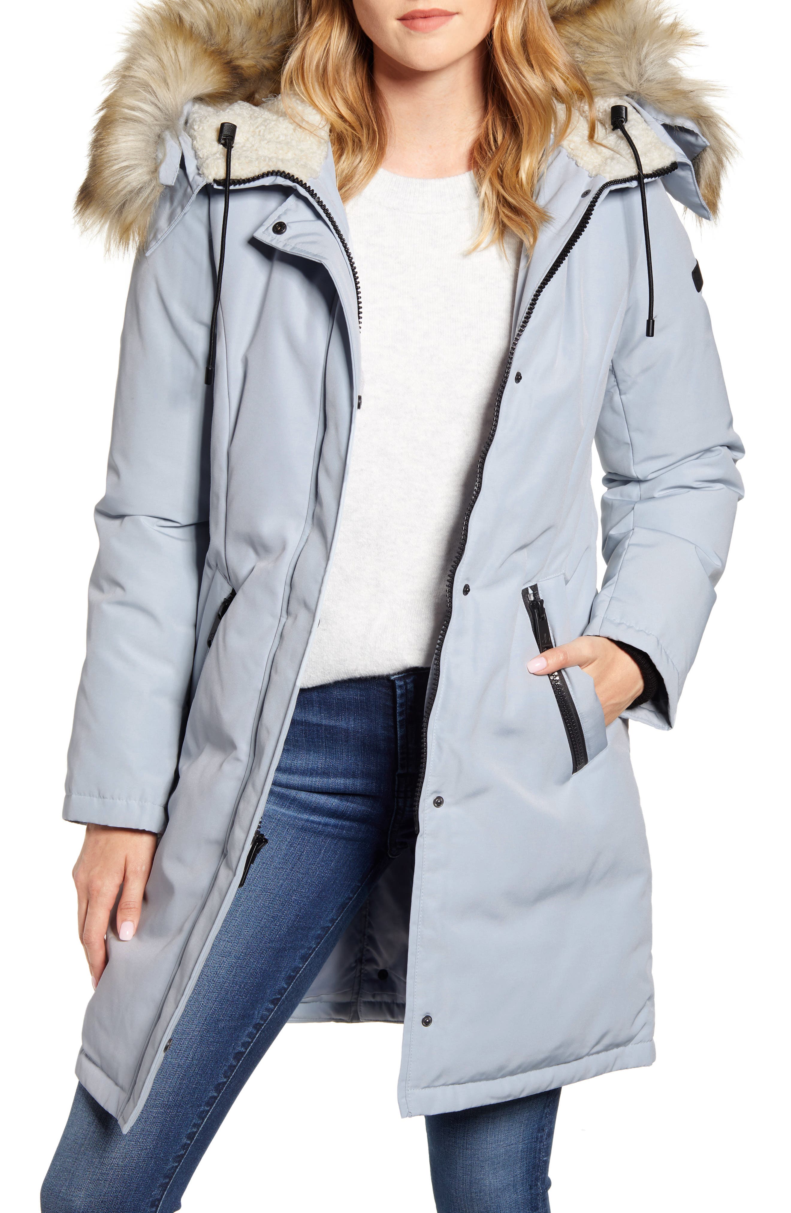 Sam Edelman | Faux Fur Trim Down Parka | Nordstrom Rack