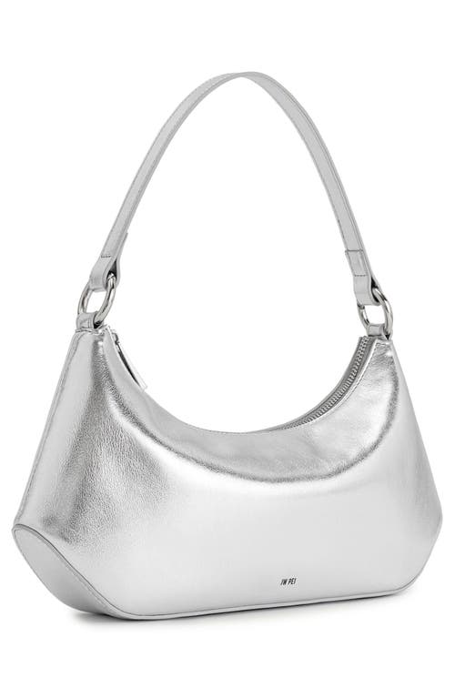 Jw Pei Lily Faux Leather Shoulder Bag In Silver
