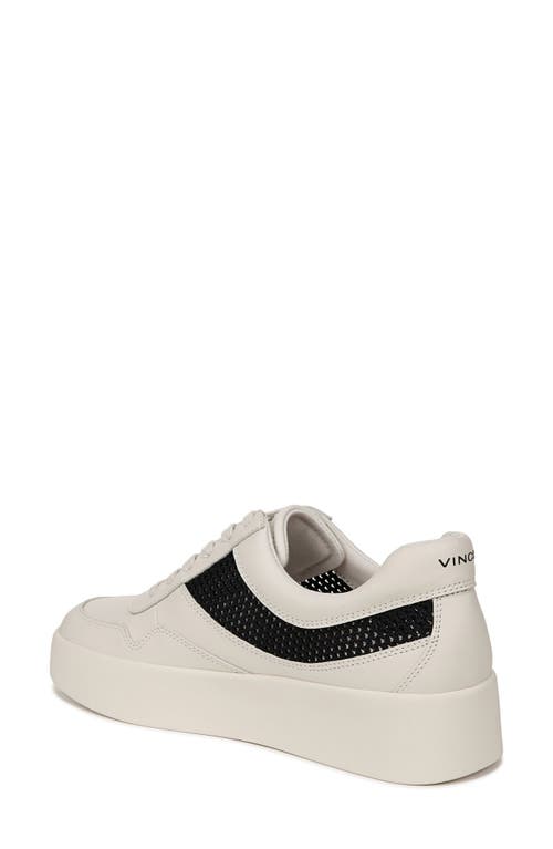 Shop Vince Warren Ii Platform Sneaker In Milk/blueink