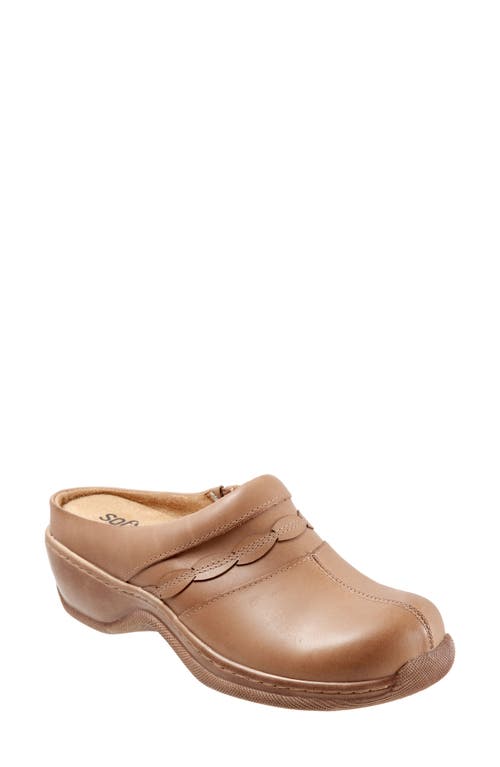 SoftWalk Amber Clog in Tan at Nordstrom, Size 9