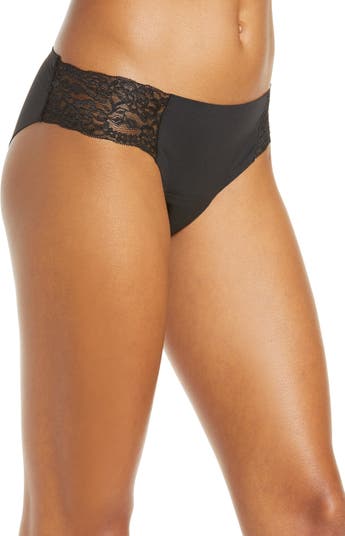 Proof. Period Underwear Lace Cheeky | Moderate Absorbency, Leakproof |  Reusable, for Women Black