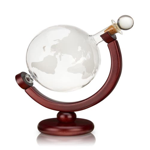 Viski Globe Liquor Decanter In Clear