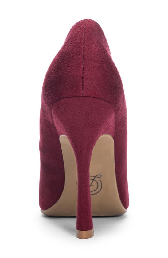Shop Chinese Laundry Spice Fine Pointed Toe Pump In Wine