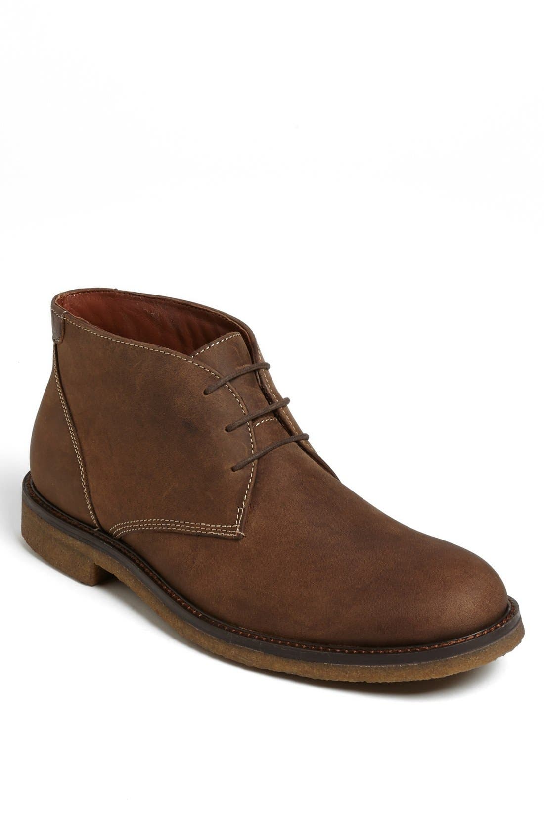203961 SPBT50 Men's Shoes Size 9 M Black Leather Boots Johnston & Murphy 