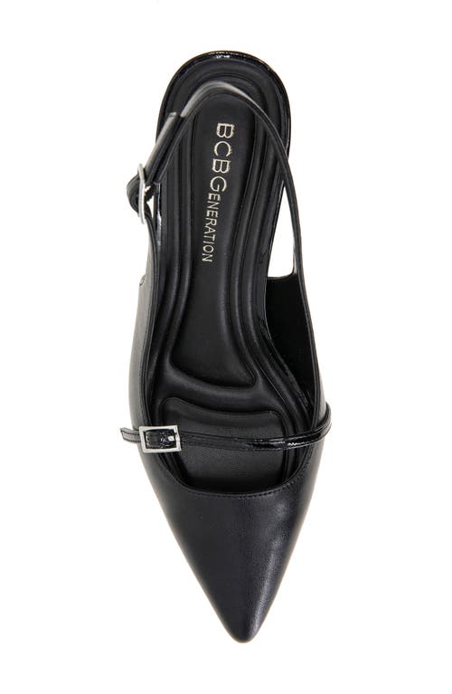 Bcbgeneration Women's Kami Kitten Heel Slingback Mary Jane Pumps In Black