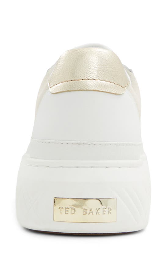 Shop Ted Baker Adison Platform Sneaker In White